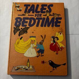 RARE vintage oversized Tales for Bedtime book Treasure Press 1984 Prague child's